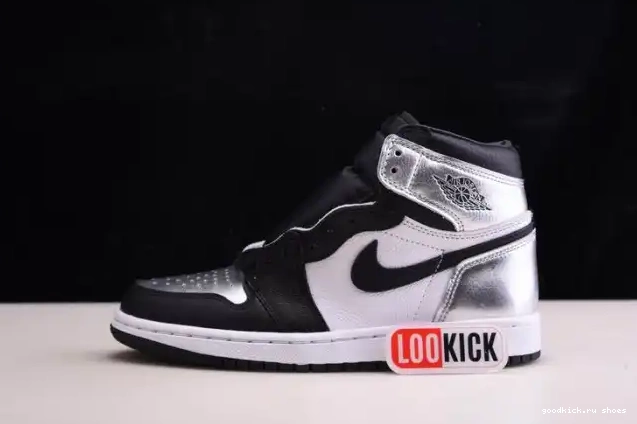 Rep OG JORDAN 1 CD0461-001 TOE AIR HIGH SILVER WMNS 0506